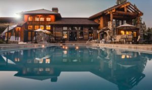 big house with a pool